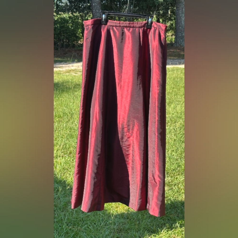 Coldwater Creek Deep Red Pencil Skirt